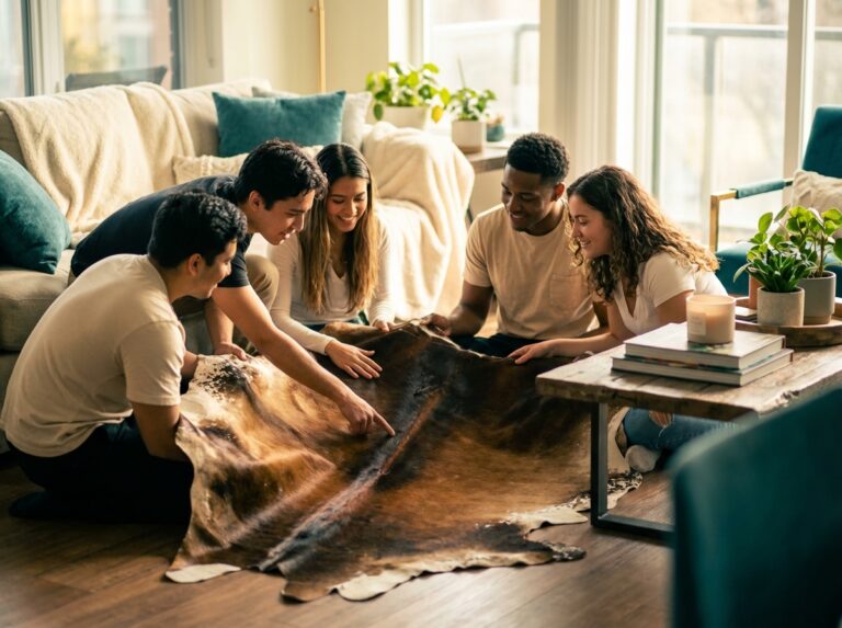 Beauty With a Backstory: How Ethical Sourcing Elevates Cowhide Rugs
